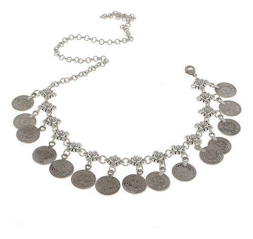Cadena Tocados De Cabeza Bohemio Gitano Borla Monedas -