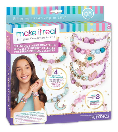 Set Para Crear Pulseras Personalizadas Celestiales
