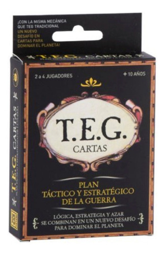 Imagen 1 de 10 de Teg Cartas - Juego De Mesa Playking