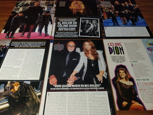 (ap071) Celine Dion * Recortes Revistas Clippings