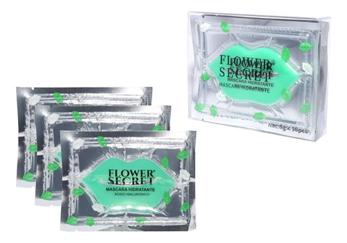 Mascarilla Labial Colágeno Humecta Hidratante Pepino Pack 10