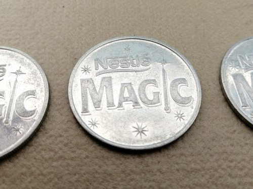 4 Tokens De Disney Nestlé Magic De Colección (Usado)