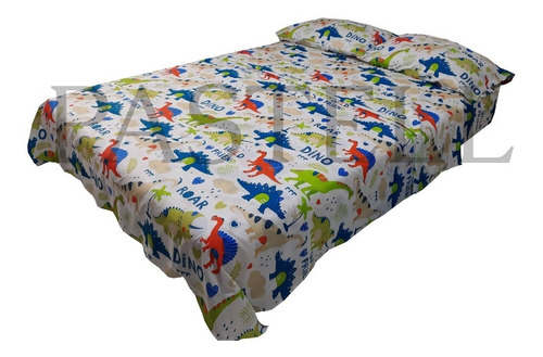 Sabanas Juego Cama Sencilla Dinosaurio