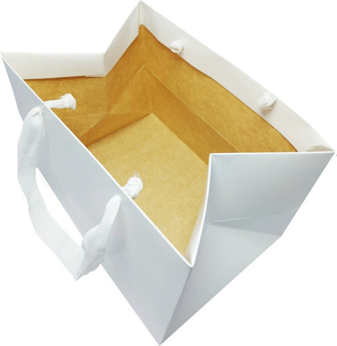 Imagen 4 de 5 de Bolsas De Cartulina 25x18x18cm X 10u Sublimables