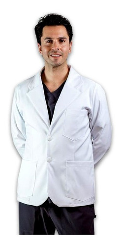 Saco Médico Quirúrgico Blanco Para Hombre.