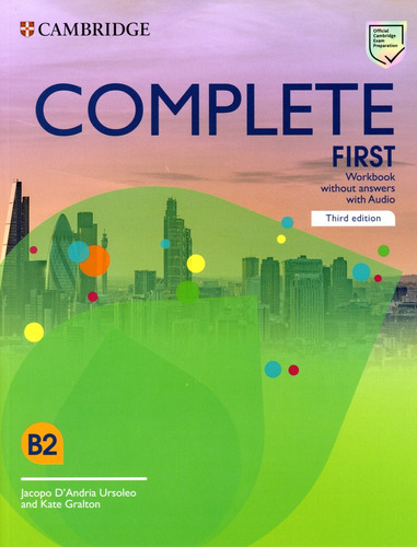 Complete First (3/ed.) - Wbk Without Key + W/audio - Brook-h