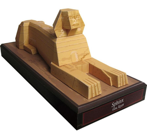 Maquete De Imprimir - Esfinge - Sphinx Egypt - Gizé, Egito