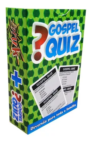 Jogo de lazer Perguntas e Respostas Gospel quiz + card game - Livraria e  Artigos Evangélicos Deus Conosco