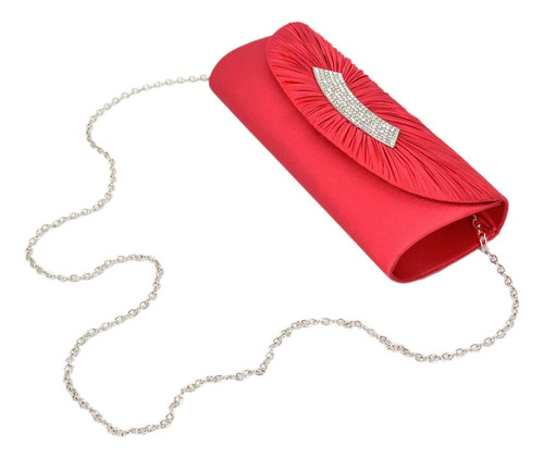 Trendsbolso De Noche Tipo Clutch Con Cristales Y Solapa De S