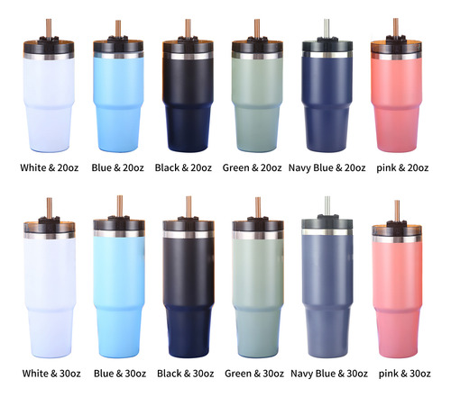 Taza De Viaje De Acero Inoxidable Aislante De 30 Oz Con Tapa