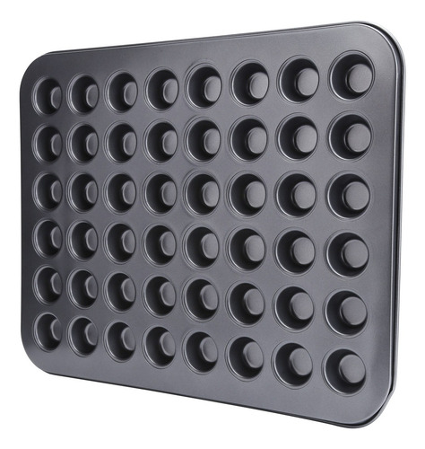 Mini Molde Redondo Antiadherente Para Hornear Cupcakes De 48