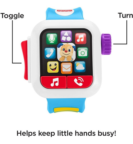 Imagen 2 de 7 de Fisher Price Laugh & Learn Smartwatch Musical Baby Toy Bebes