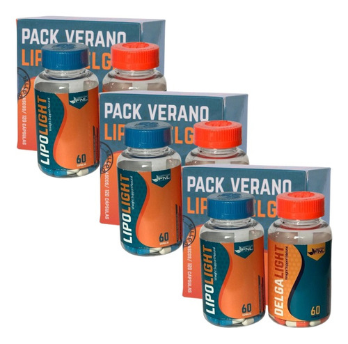 Pack Verano Fnl 3 Lipo Light + 3 Delga Light Dietafitness