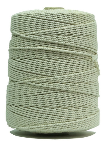 Cordon De Algodón Macrame / 3 Cabos / 3 Mm  / Bobina 1 Kg