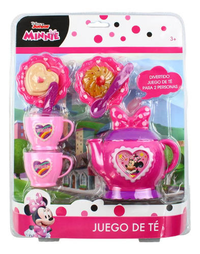 Juego De Te Minnie Mouse 2 Personas Juguete Cocina Niñas