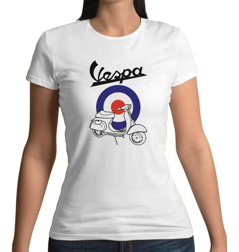 Remeras Mujer Vespa Motos |de Hoy No Pasa| 7