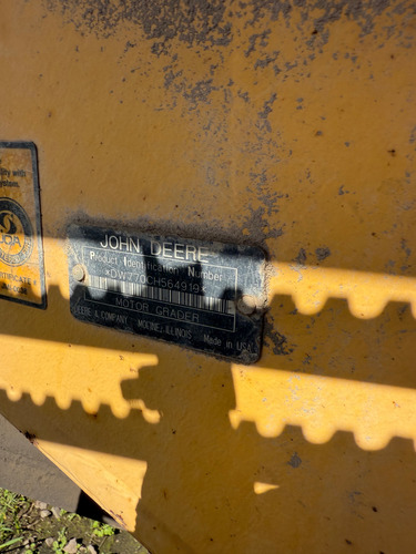 Motoniveladora John Deere 770ch 205hp Año 2003