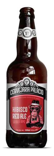 Cerveja Artesanal Palácio Red Ale Com Hibisco Garrafa 500ml