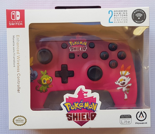 Powera Pokemon Shield Wireless Controller Nintendo Switch