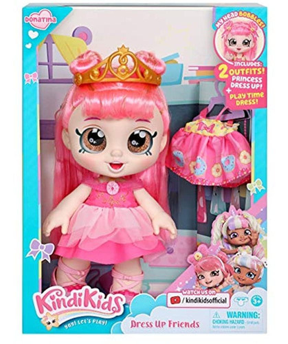 Kindi Kids Visten Amigas - Muñeca De 10  Con 2 Atuendos - D