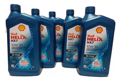 Aceite Sintético 10w30 Shell Hilix Hx7 5l Hyundai Kia  Dodge
