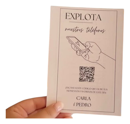 Qr Para Álbum De Fotos Con Álbum Digital Para Bodas Y Xv