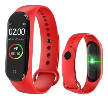 Reloj Smartwatch M4, Pulsera Band 4 Fitness Monitor Cardiaco