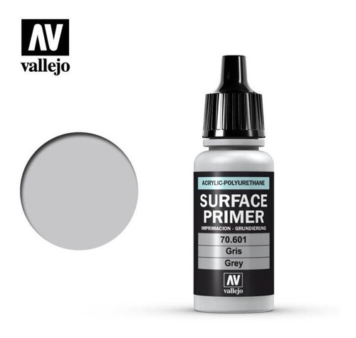 Imagen 3 de 6 de Vallejo 70601 Imprimación Gris Surface Primer Aerógrafo