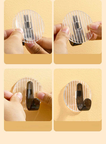 Colgador De Viscosa Resistente Con Forma De Gancho Perforado