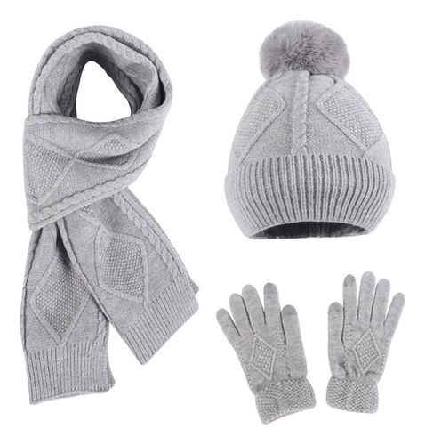 Gorro De Invierno, Bufanda, Guantes Para Climas Fríos, Bufan