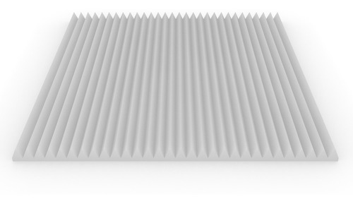 Imagen 2 de 7 de Pack X6 Placas Acústicas Premium Ignifugas 61x61cm X30mm