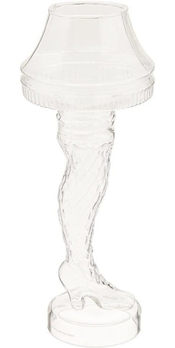 Icup A Christmas Story Molded Leg Lamp Glass, 18 Oz, Clear