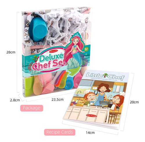 Juego De Chef Para Niño De Cocinas Juguete Disfraz