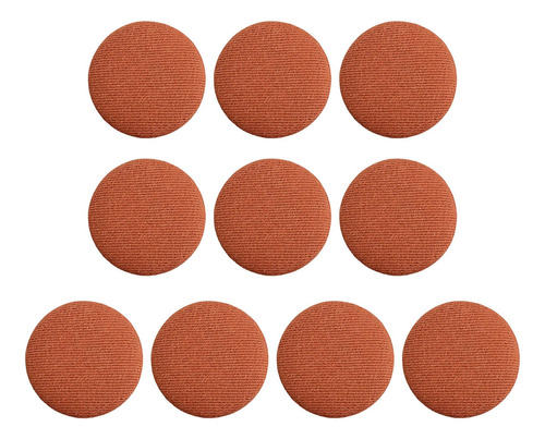 2 X 10x Botones Cubiertos De Tela, Botones De Mango,