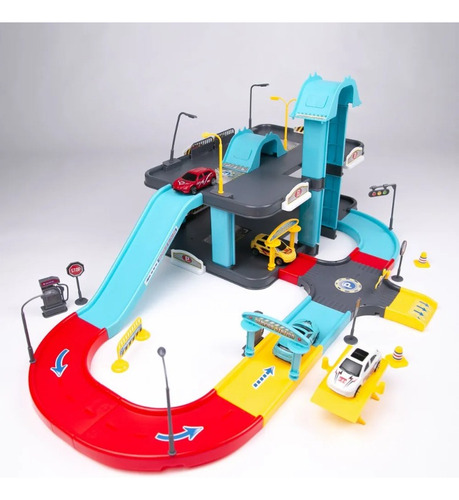 Brinquedo Posto Completo Garagem Divertida Pit Stop Carros