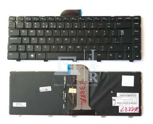 Teclado Dell Inspiron 14 3421 Vostro 2421 Iluminado Ingles