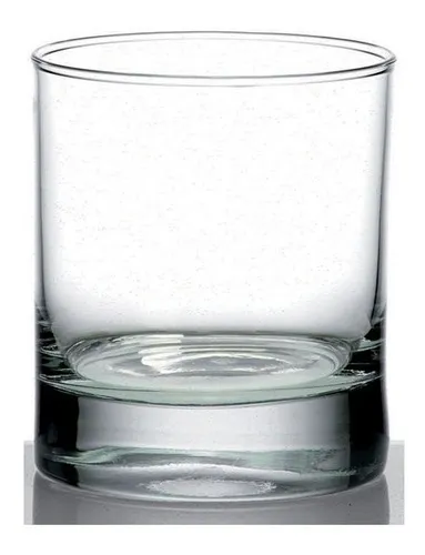 Vaso Cristal Fondo Grueso Pedrada 495ml - 12 piezas - Crisa Crisa 6779