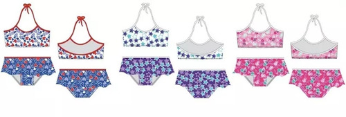 Malla Bikini Ailin Lycra Estampadas Bebes Art.319