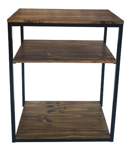 Repisa 3 Estantes Biblioteca Rack Industral 60x40x80cm