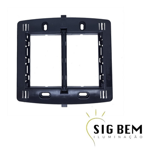 Imagem 2 de 2 de Suporte Living 6 Módulos Placa 4x4 L4726 Bticino