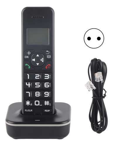 Teléfono Portátil Inalámbrico Digital D1102b Para Llamadas M