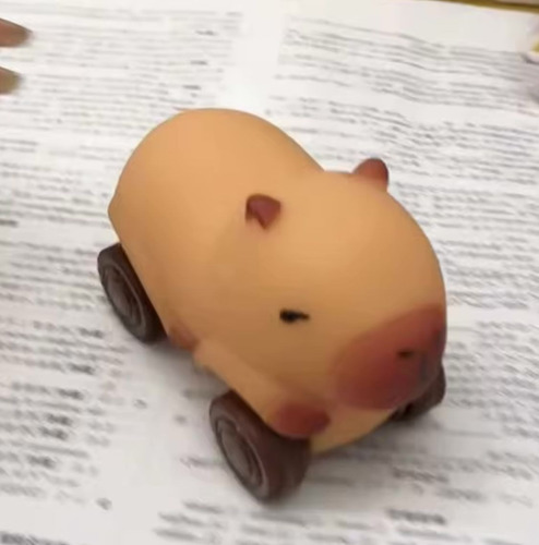 Capibara Carrito Squishy Juguete Elástico Flexible