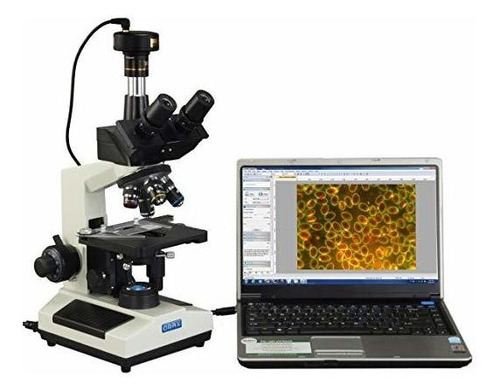 Microscopio Omax 5mp Digital 40x-2500x Avanzada Aceite Na1.2