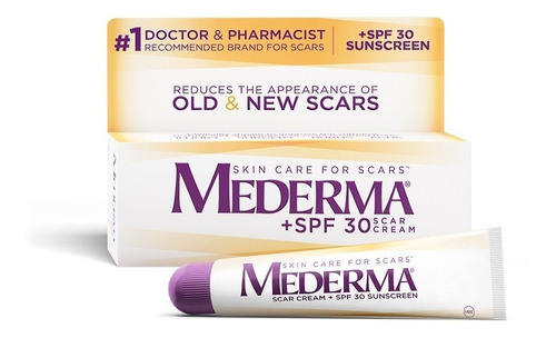 Crema Mederma Advanced Scar Spf 30+ Cicatrices Nuevas Viejas