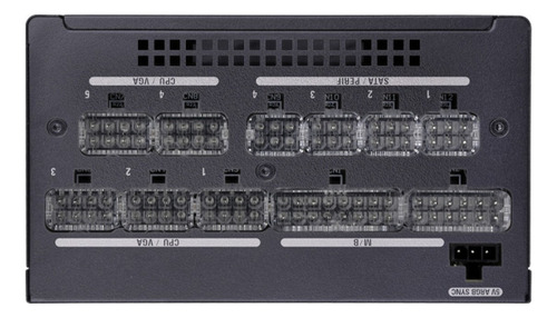 Fonte Super Flower Iii Argb 750w, 80 Plus Gold, Full Modular Cor Preto