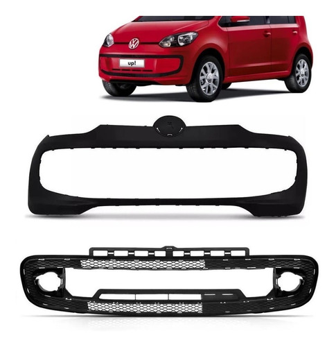 Parachoque Dianteiro Volkswagem Up S/ Furo De Milha