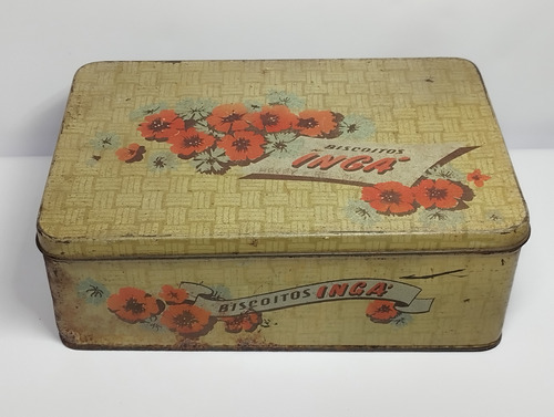 Lata Antiga Biscoitos Ingá Porto Alegre Raro (Usado)