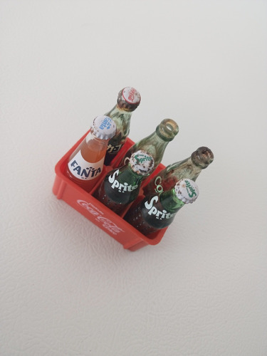 Mini Botellitas Coca Cola, Fanta Y Sprite No. 4 (Usado)