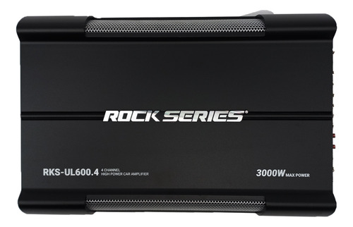 Amplificador Rock Series 4 Canales 3000 Watts Rks-ul600.4