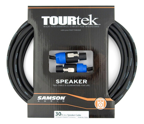 Cable Samson Tourtek Tss30 Speakon - Speakon 9 Metros
